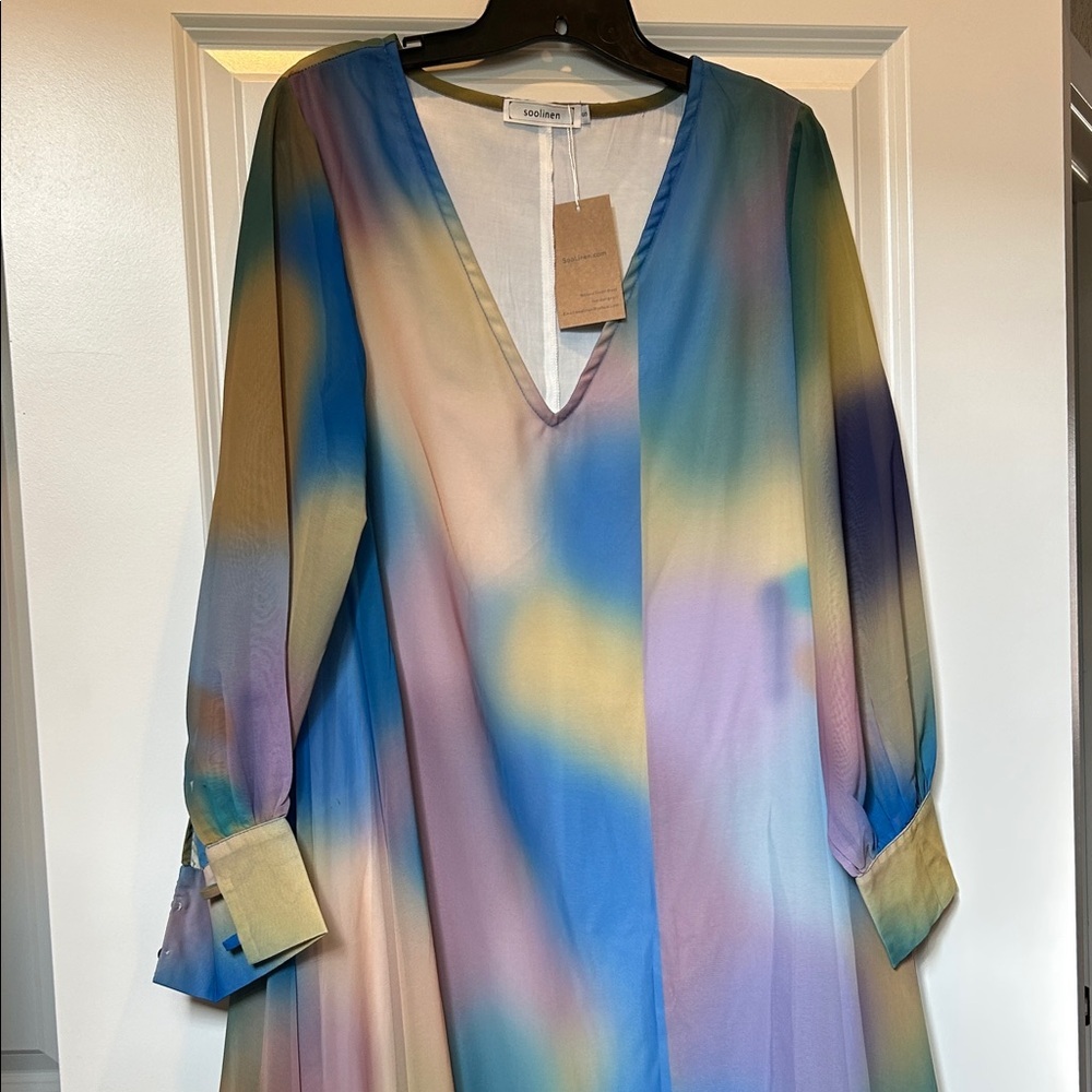 Soolinen Flowy Maxi Dress NEW size S